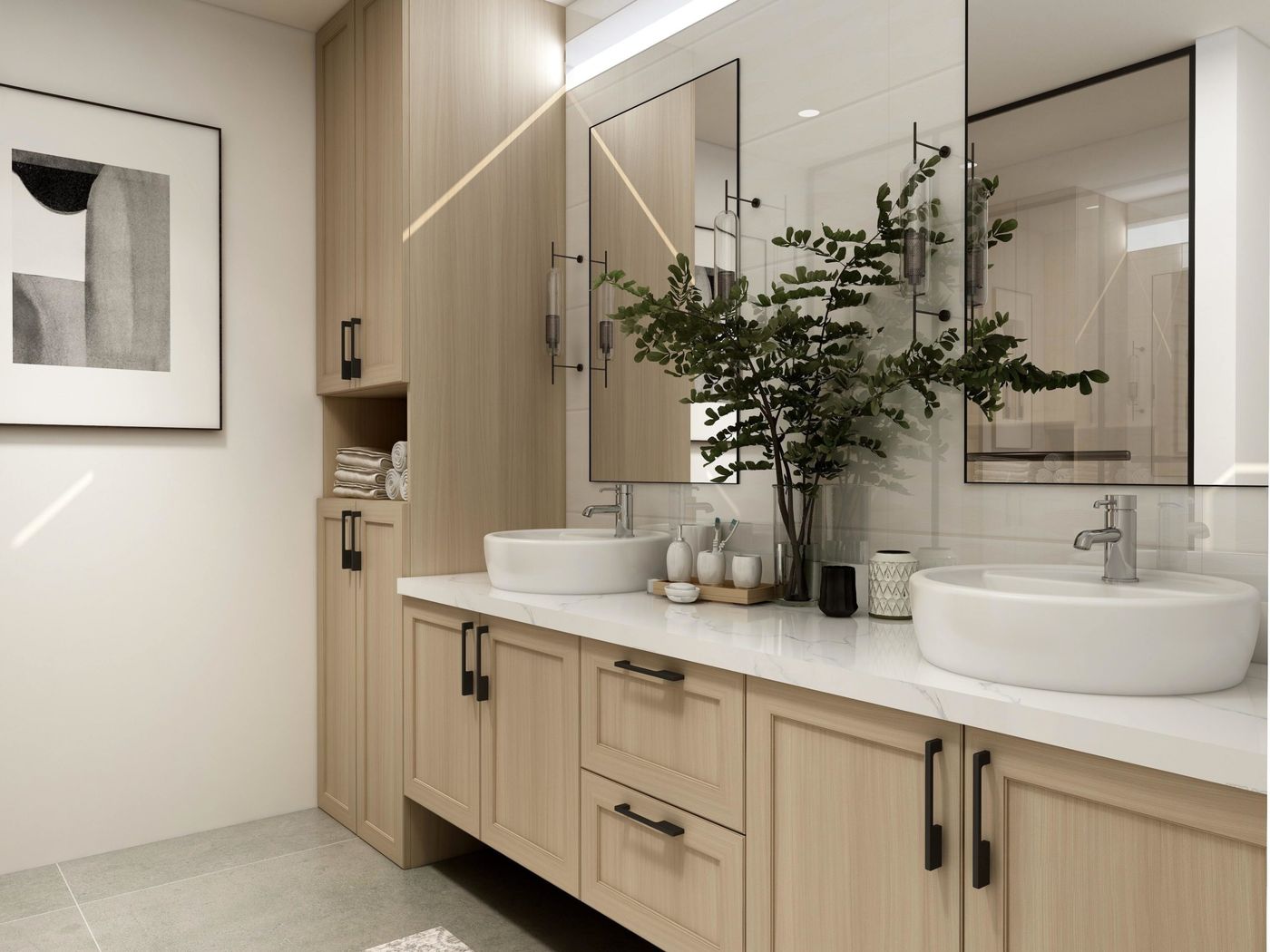 vacation rental bathroom sinks depicting water leak detection