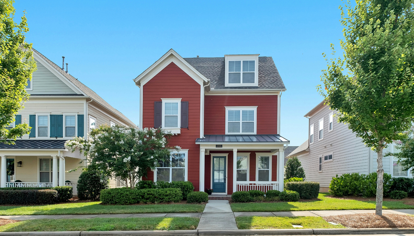 exterior of beautiful home rental